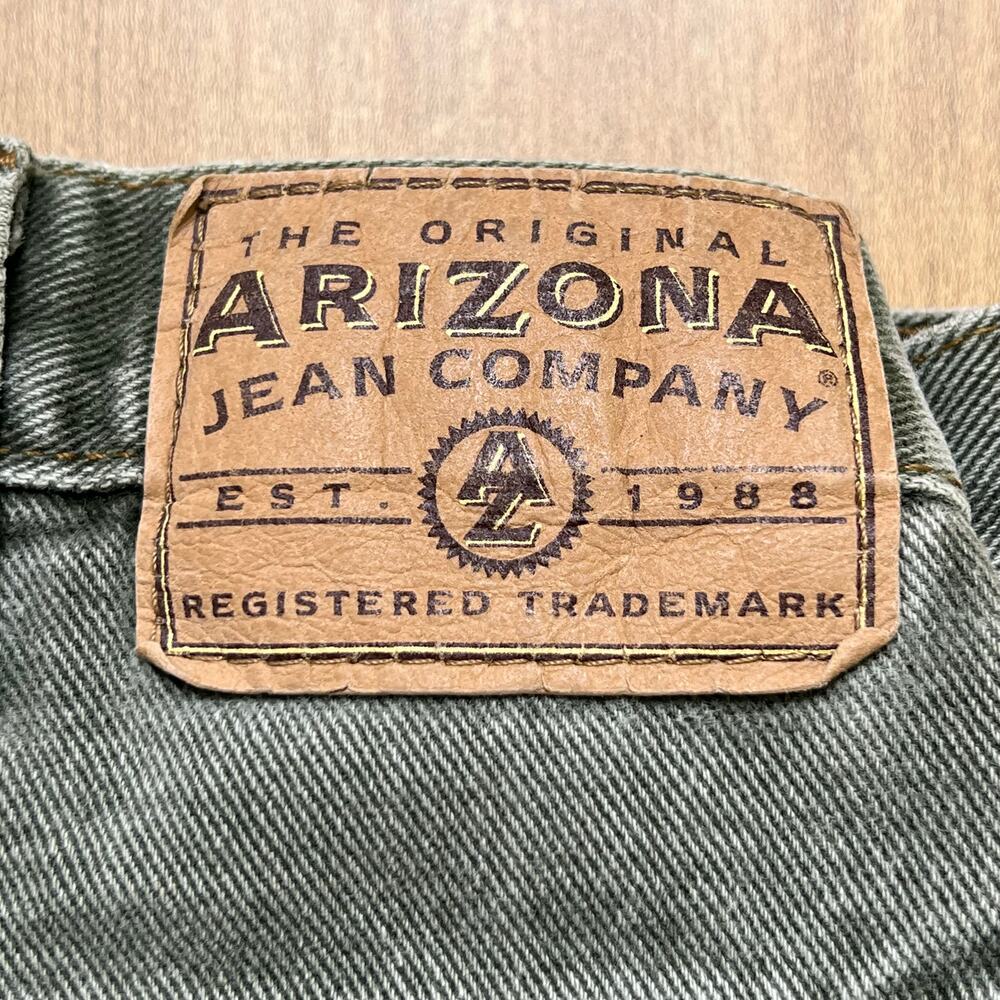 Vintage Arizona Jean Co. Men shorts Sz‎ 36 Faded Green Y2K Baggy Loose - Picture 13 of 14